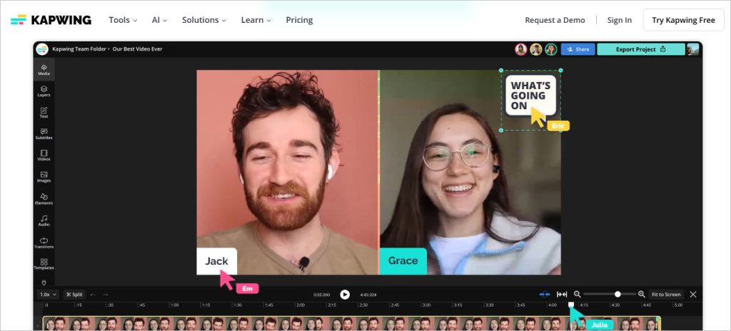 Side-by-side comparison of best AI caption generator for video