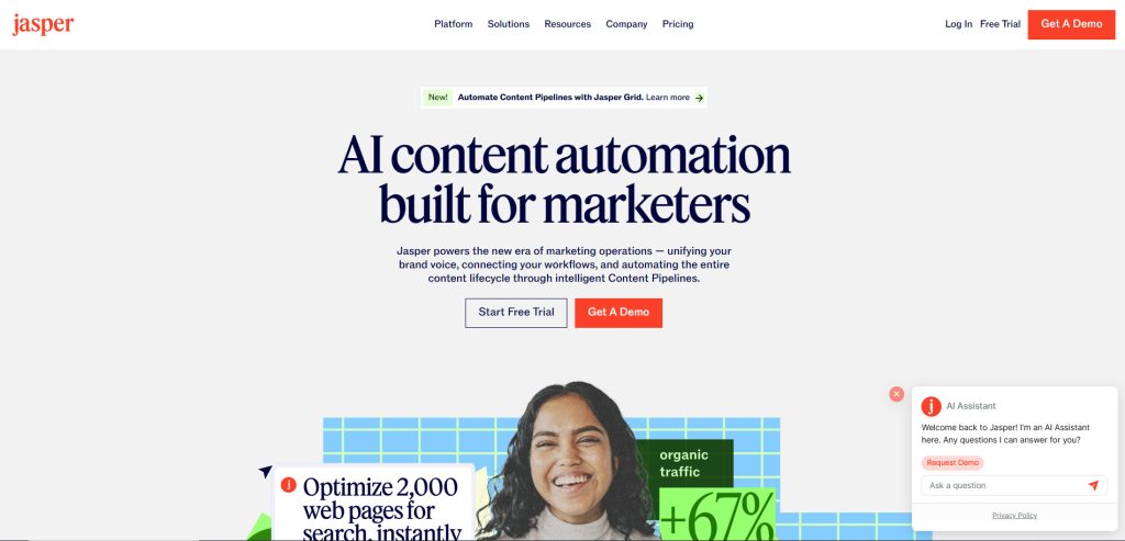 Best AI Tools for Video Creators: Jasper AI