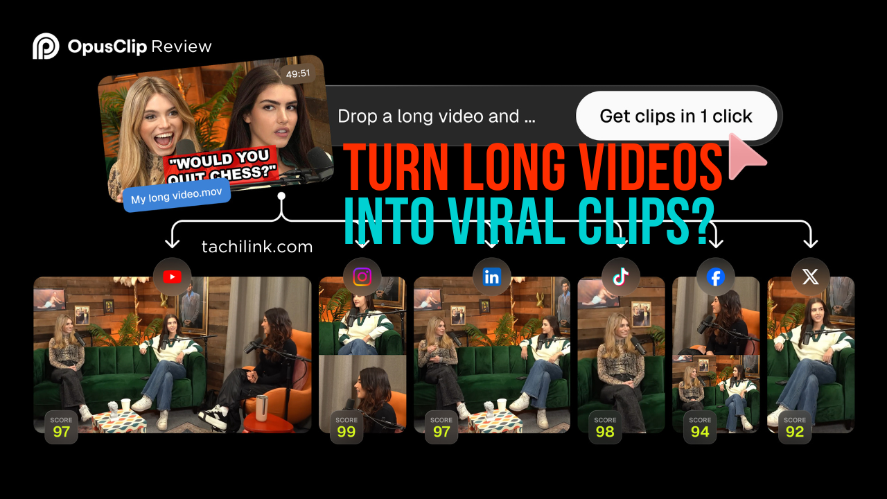 opusclip review - ai video clipping tool for short-form content